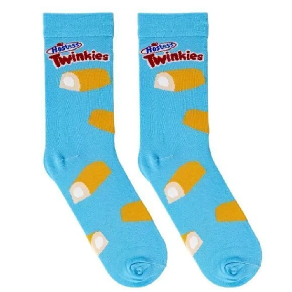 Novelty Crew Socks Cookies and Twinkies‎ Mens Size 6-12